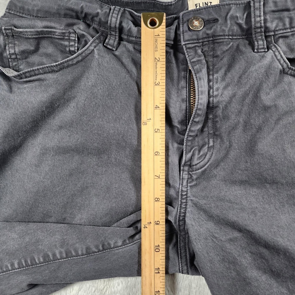 Flint And Tinder Jeans Mens 33x32 (Fits 31x30) Gray Athletic Tapered Charcoal - Picture 7 of 13